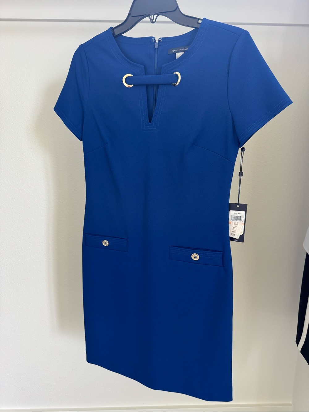 Tommy Hilfiger Royal Blue Short Sleeve Dress